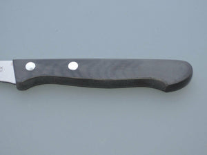 RH Zöppken Küchenmesser Spickmesser Gemüsemesser Universalmesser gebogen schwarz