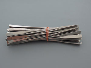 Edelstahl-Doppel-SPATEL Chattaway eine Seite gewinkelt Lange 150mm