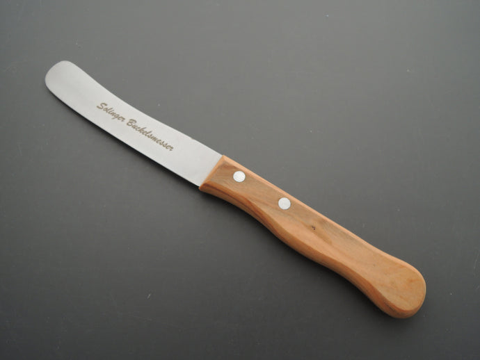Solinger Buckels Buckelkopfmesser Küchenmesser Universalmesser Holzgriff Olive Rostfrei