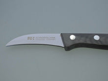 RH Zöppken Küchenmesser Spickmesser Gemüsemesser Universalmesser gebogen schwarz