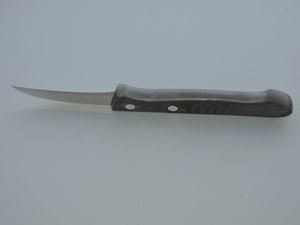 RH Zöppken Küchenmesser Spickmesser Gemüsemesser Universalmesser gebogen schwarz