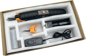 RASOR RS1 (STD) / RS1S (MVZ)  Kleine Akku Schere Accu Scissor / Maschine mit Laser Guide